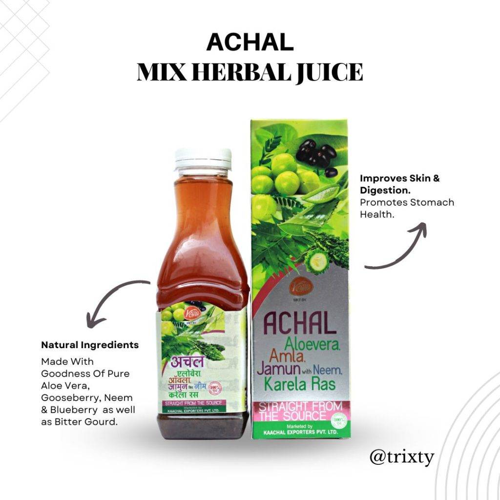 Basic Ayurveda Mix Herbal Juice Immunity Gooseberry java Plum 500ml, 1 Bottle
