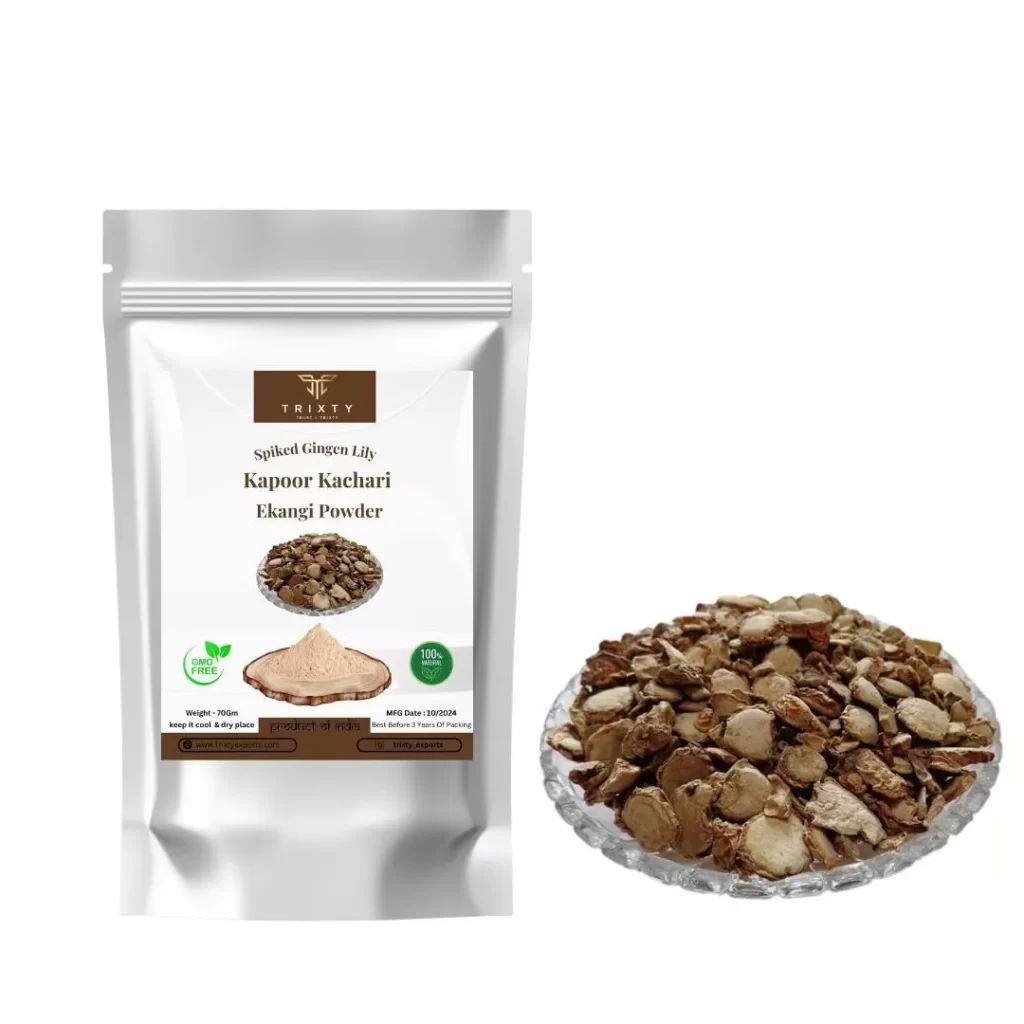 Kapoor Kachri Powder Hedychium Spicatum Ekangi Spiked Ginger Lily 70gm