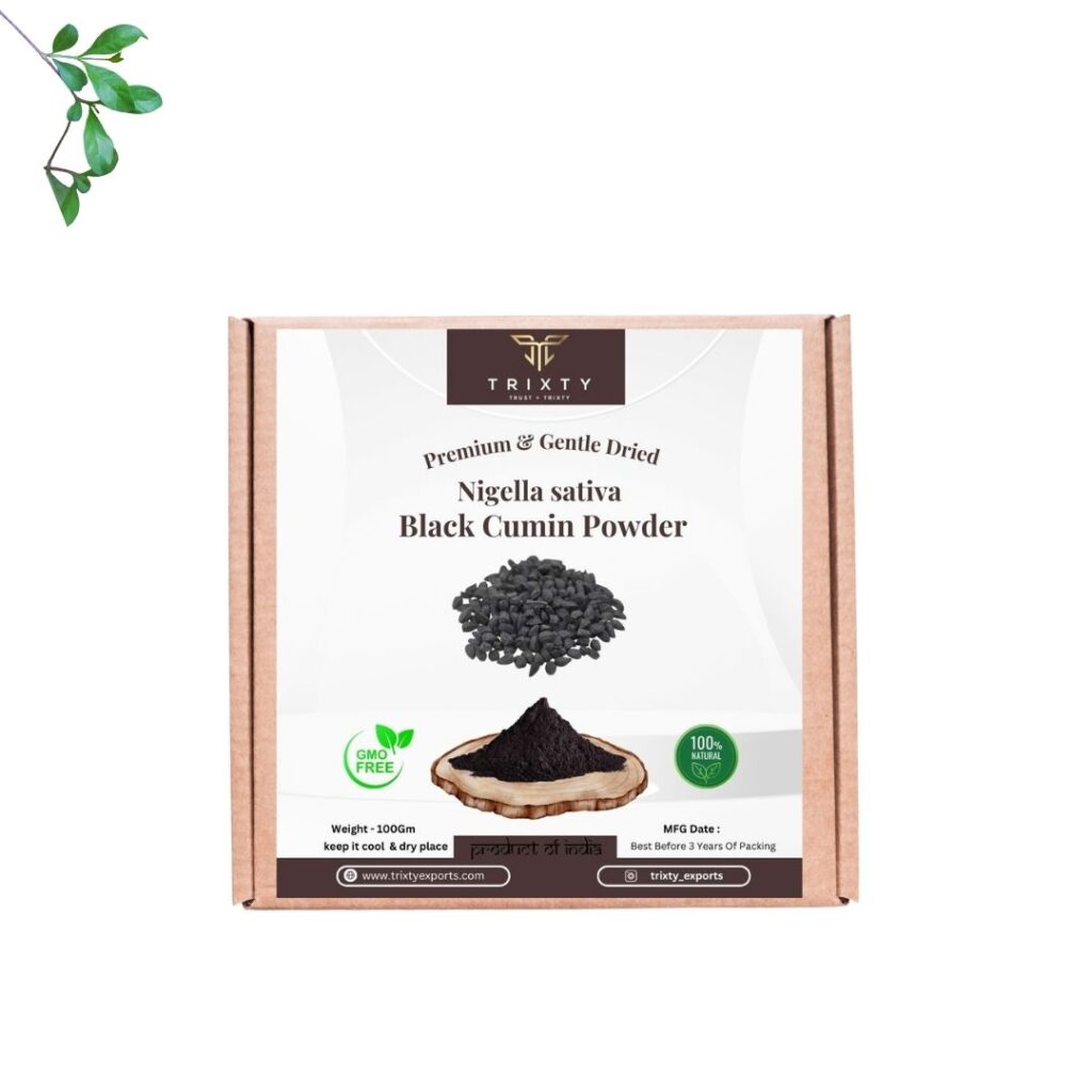 Black Cumin Seed Powder Kala Jeera Kali Jiri Churna Ayurvedic Detox Indian 100Gm