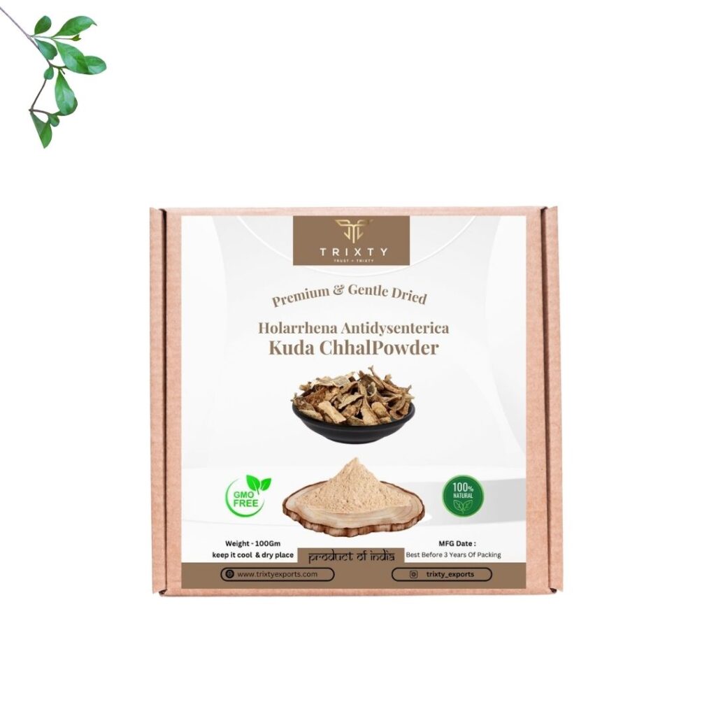 Kuda Kutaj Powder | Holarrhena Antidysenterica | Natural Digestive Support  100gm