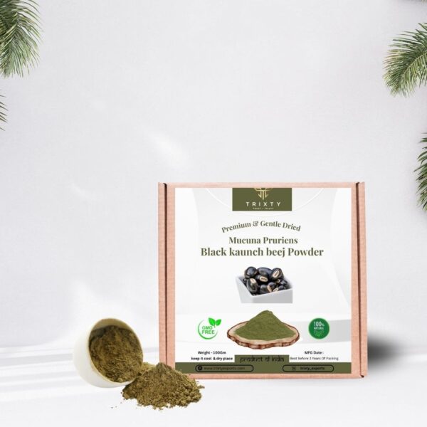 Black kaunch beej powder Mucuna Pruriens Velvet Bean Organic Indian 100gm